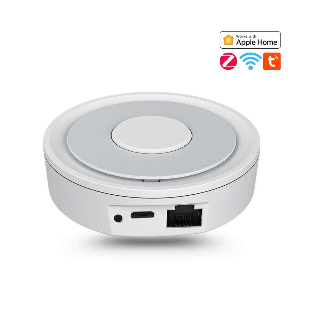 Zigbee 3.0 wired gateway over LAN (RJ45) — supports Apple Home and Tuya