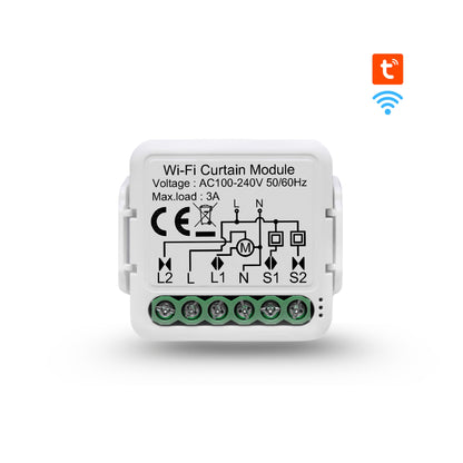 وحدة ستائر ذكية WIFI – قناة واحدة (1CH) | تعمل مع تطبيق Smart Life-tuya