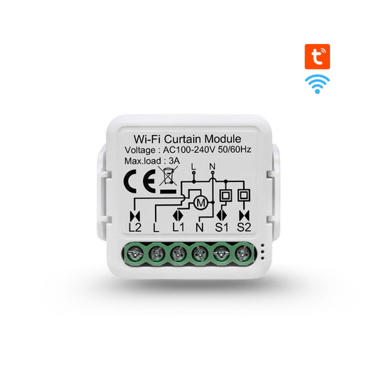 وحدة ستائر ذكية WIFI – قناة واحدة (1CH) | تعمل مع تطبيق Smart Life-tuya