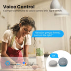 وێنەی ڕوونکەرەوەی کۆنترۆڵی دەنگیی ڕووناکی بە Alexa وGoogle Home