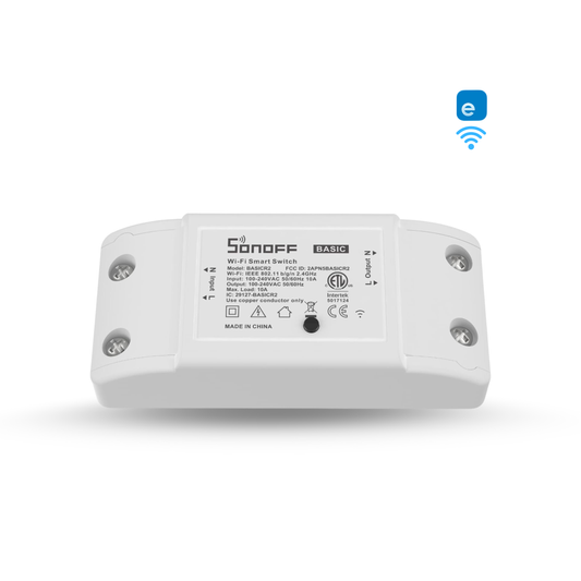 SONOFF BASICR2 – سويتش Wi-Fi ذكي للتحكم بالأجهزة (قناة واحدة)