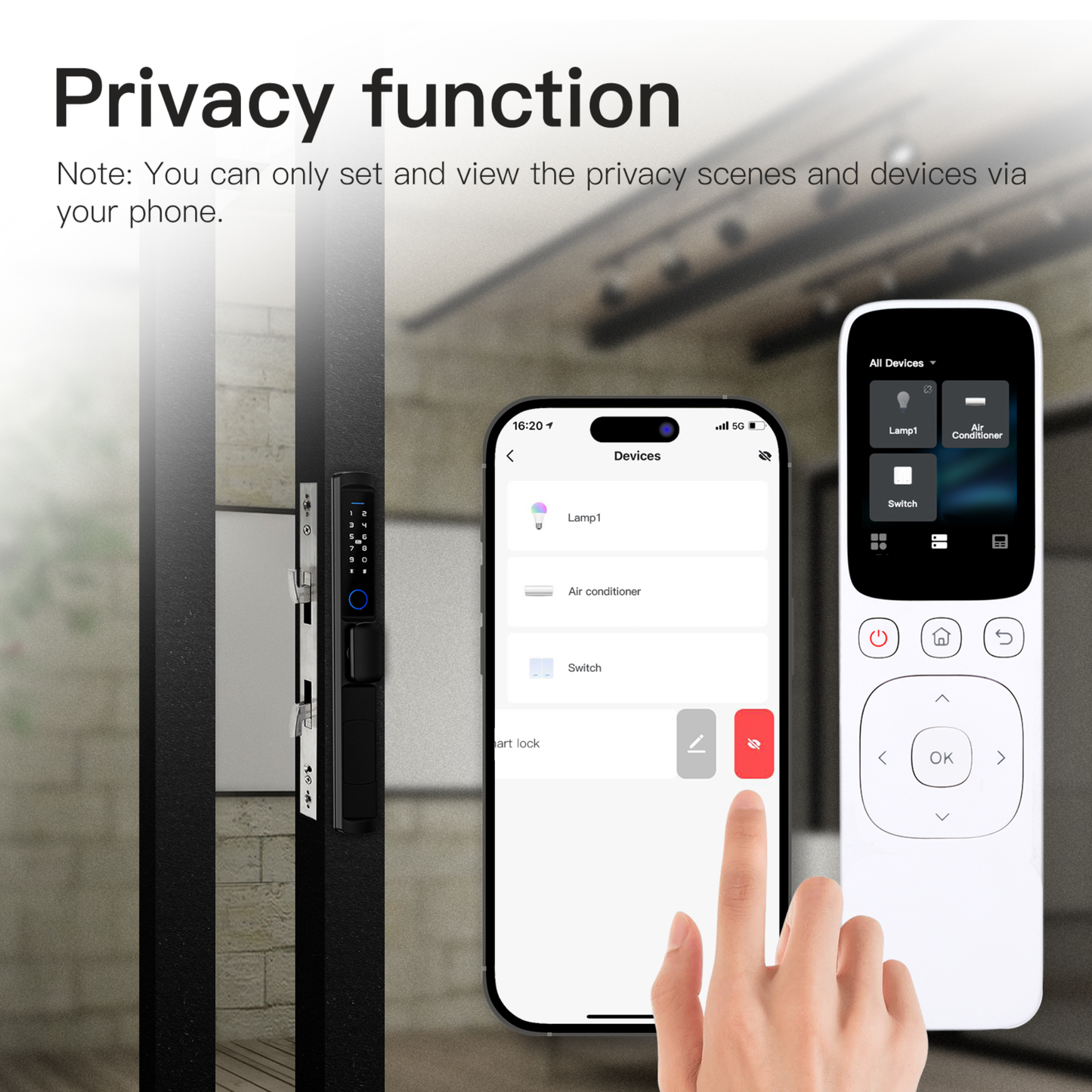 لوحة التحكم المركزية الذكية المحمولة من Tuya