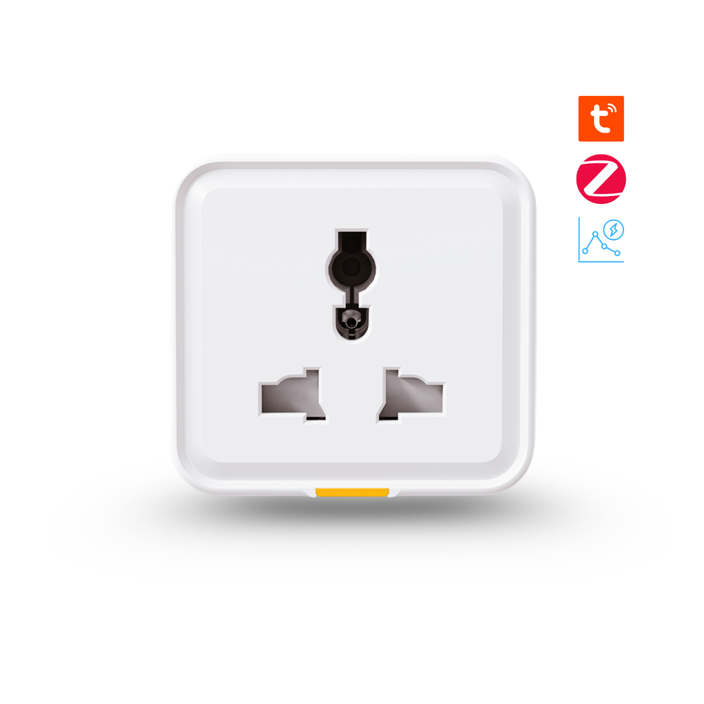 16 Amp Smart Plug with Power Monitoring Support, Tuya Zippy System - Smart Life