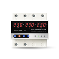 Advanced protection circuit breaker and automatic phase selector (3 Phase) with 100 Amp capacity