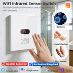 Wi-Fi Infrared Sensor Switch — Non-contact Wave-to-Open Smart Life/Tuya App