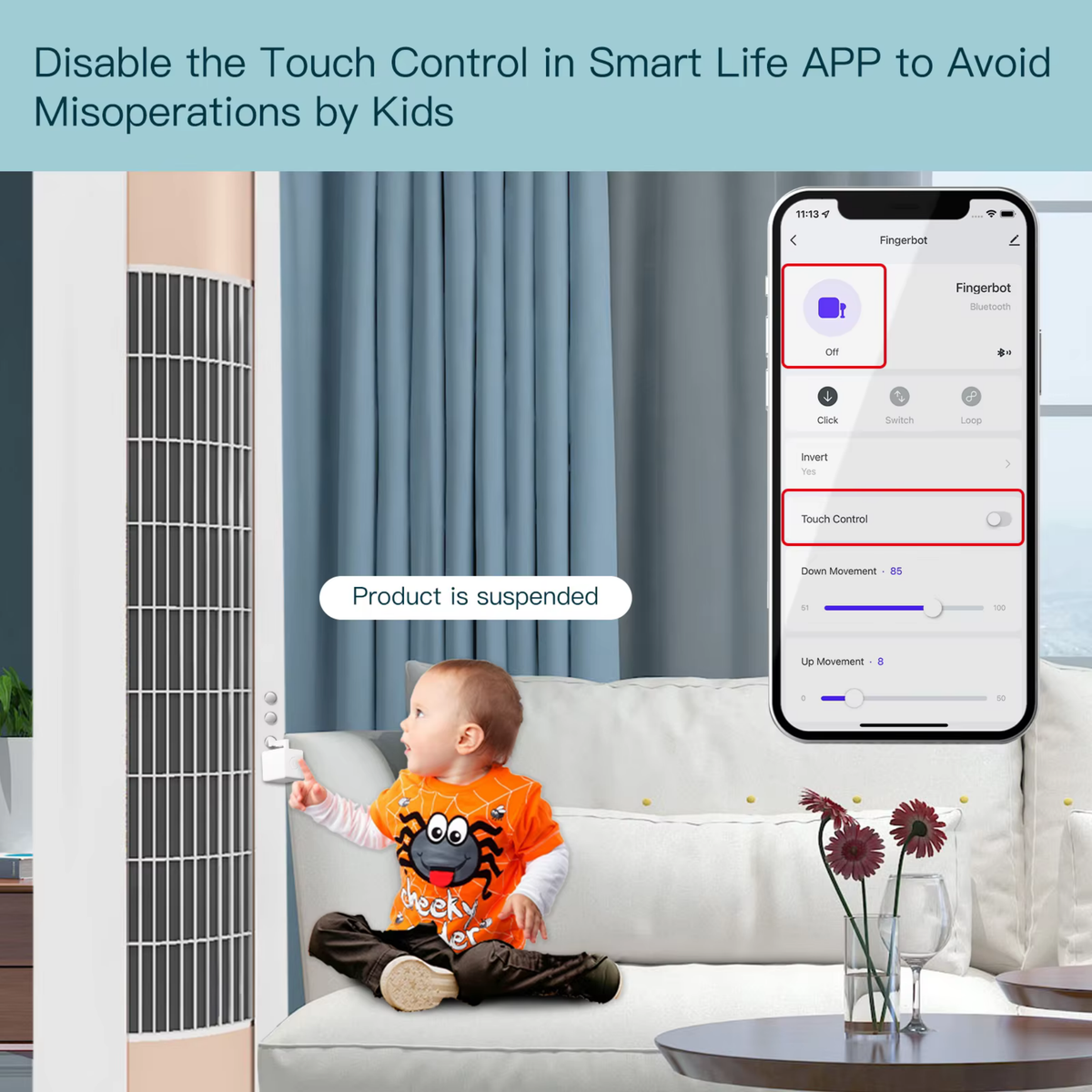 ڕۆبۆتی پەستانی زیرەکی FingerBot بە تەکنەلۆژیای Zigbee بۆ کۆنتڕۆڵکردنی دوگمە و سویچەکان