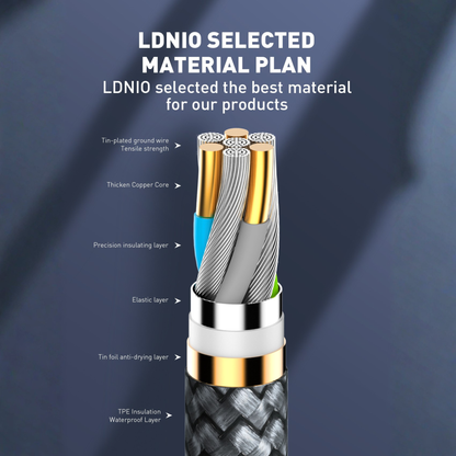 كيبل شحن سريع PD 30W USB-C إلى Lightning –٢ متر و ١ متر