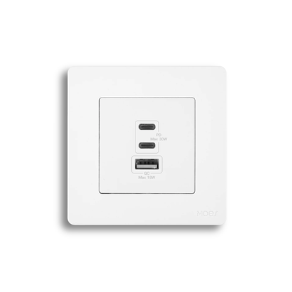 مقبس الحائط Moes Star Ring بقوة 30 واط (تقنية GaN)