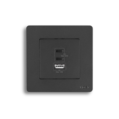 مقبس الحائط Moes Star Ring بقوة 30 واط (تقنية GaN)