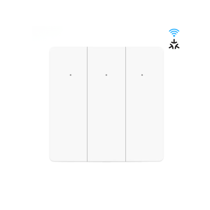 مفتاح جدار ذكي WiFi يعمل بتقنية Matter من Zemismart – مواصفات أوروبيه، 1/2/3 أزرار، مع زر ضغط وتحكم عبر التطبيقات