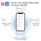 ڤاڵڤێکی زیرەکی WiFi بۆ کۆنتڕۆڵکردنی ئاو/غاز – کار دەکات لەگەڵ Tuya Smart + کۆنتڕۆڵی دەنگی + خشتەی کاتیی خۆکار