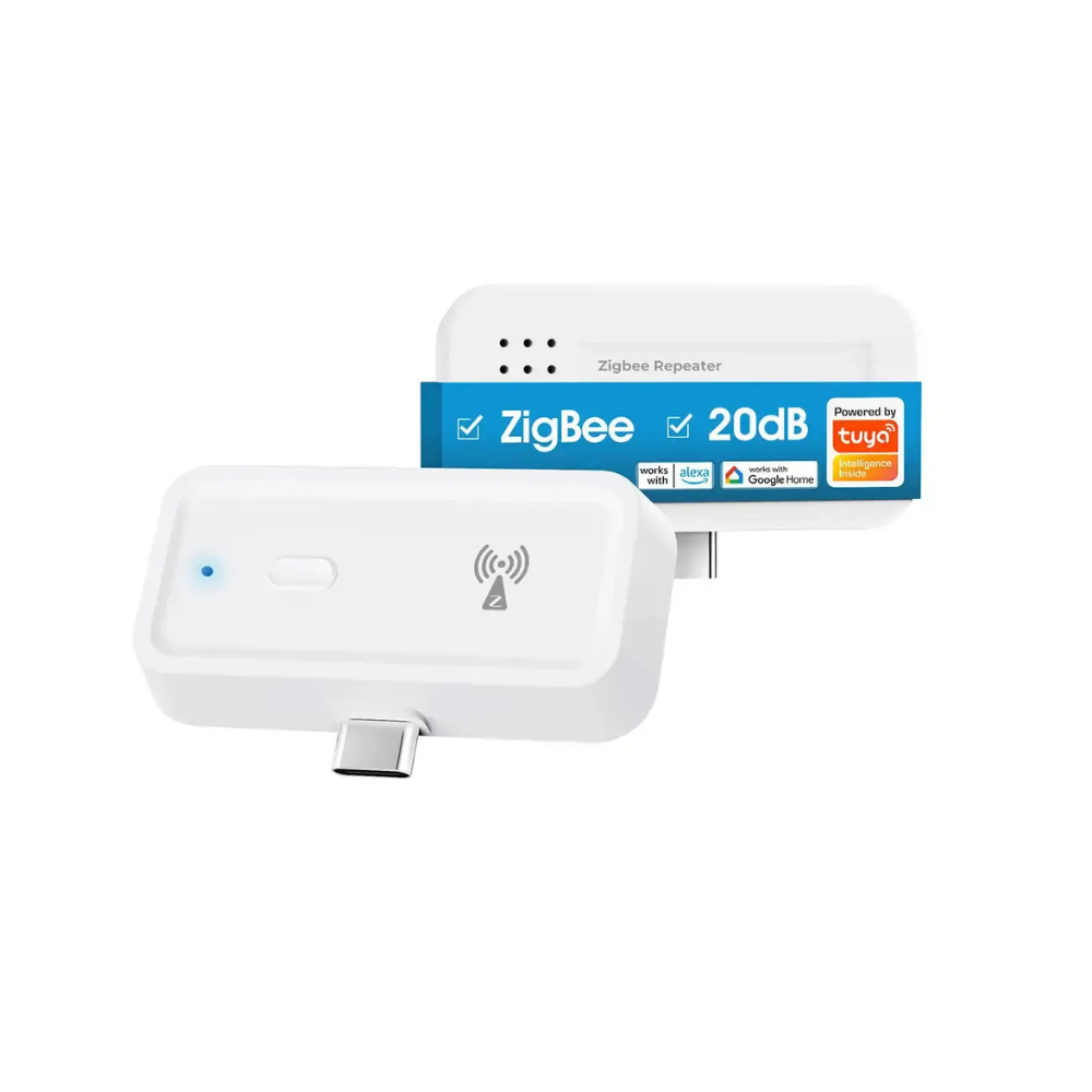 مقوي إشارة  Zigbee ذكي بمنفذ Type-C  يعمل عن طريق الواي فاي  ونظام تويا وسمارت لايف