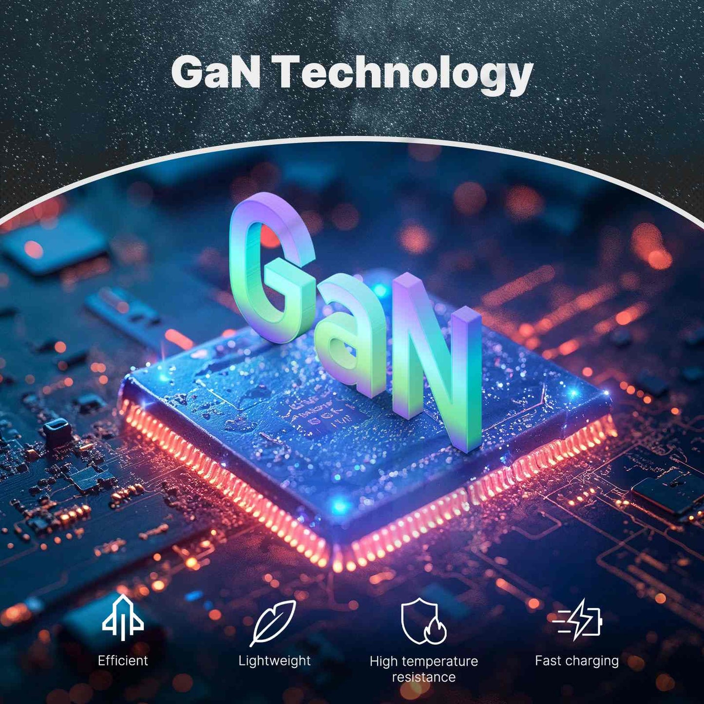 مقبس الحائط Moes Star Ring بقوة 30 واط (تقنية GaN)