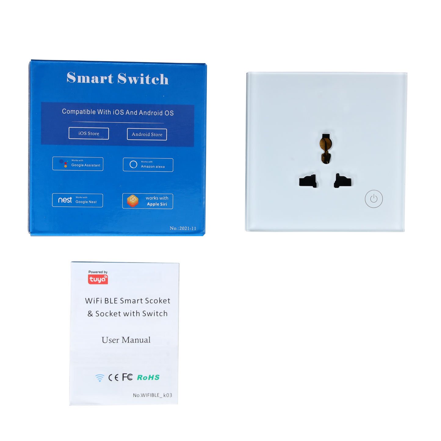 مقبس ذكي wifi تحكم صوتي تطبيق تويا - سمارت لايف