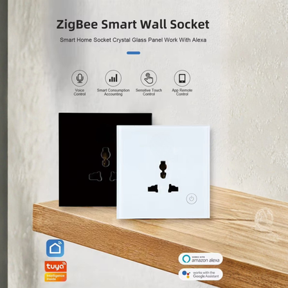 مقبس ذكي wifi تحكم صوتي تطبيق تويا - سمارت لايف