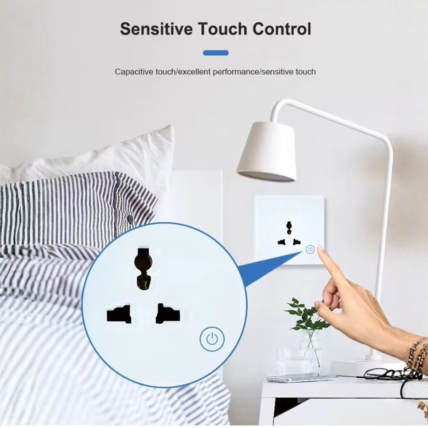 مقبس ذكي wifi تحكم صوتي تطبيق تويا - سمارت لايف