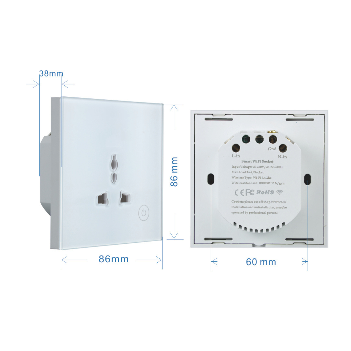 مقبس ذكي wifi تحكم صوتي تطبيق تويا - سمارت لايف