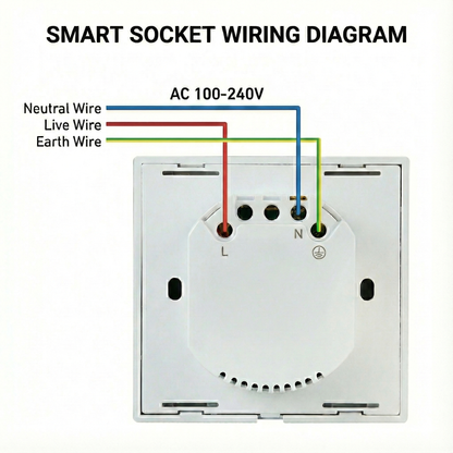 مقبس ذكي wifi تحكم صوتي تطبيق تويا - سمارت لايف