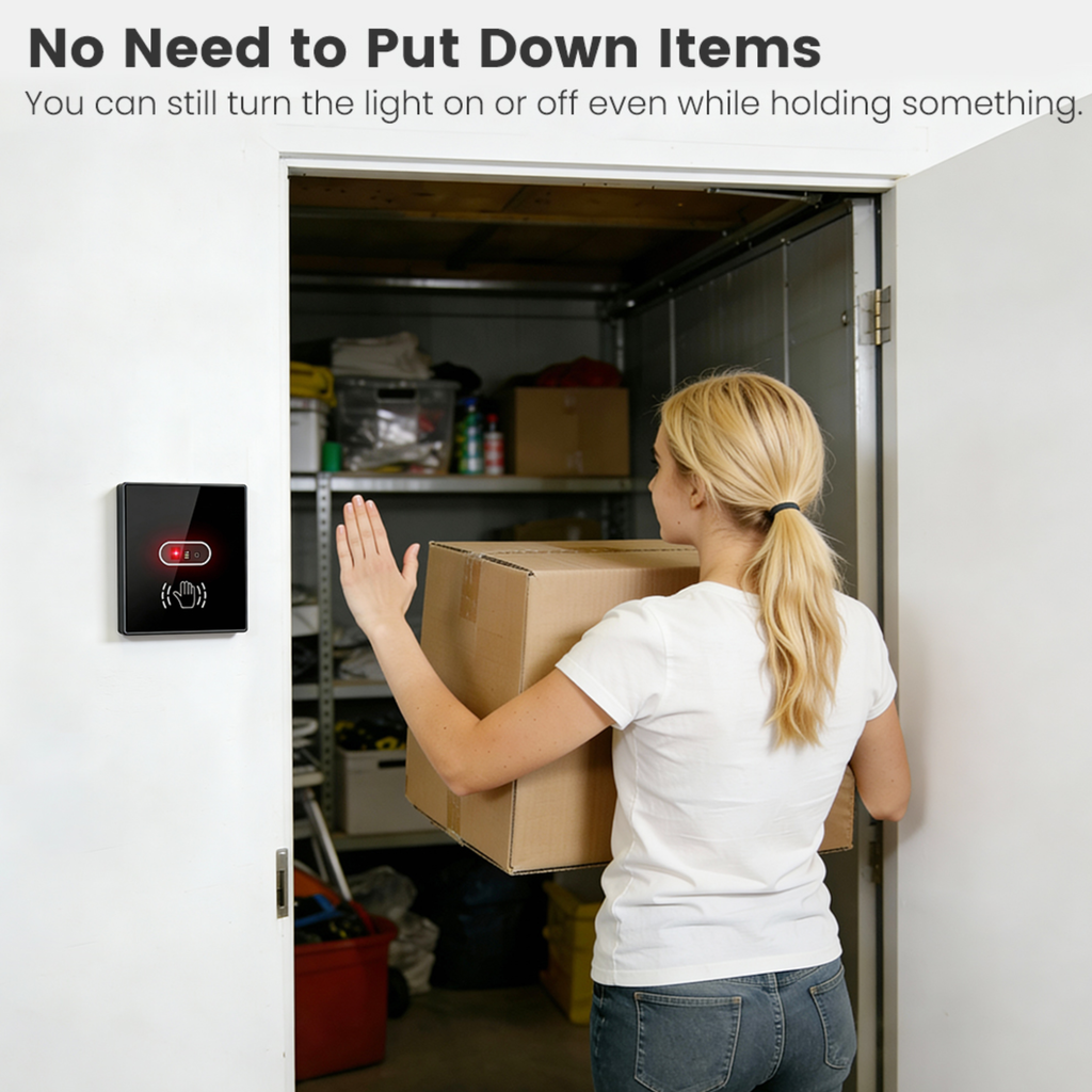 Wi-Fi Infrared Sensor Switch — Non-contact Wave-to-Open Smart Life/Tuya App