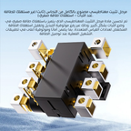 قاطع زیرەکی WiFi 80A سێ قۆڵی (3 فاز + N) لەگەڵ پاراستنی کارەبایی بە سیستمی تویا