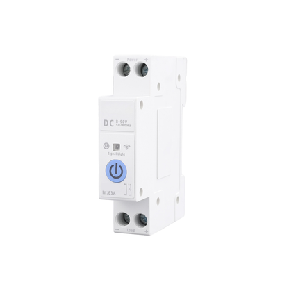 قاطع/سويتش ذكي DC Wi-Fi على سكة DIN – تحكم عن بُعد + توقيت | حتى 63A تطبيق تويا