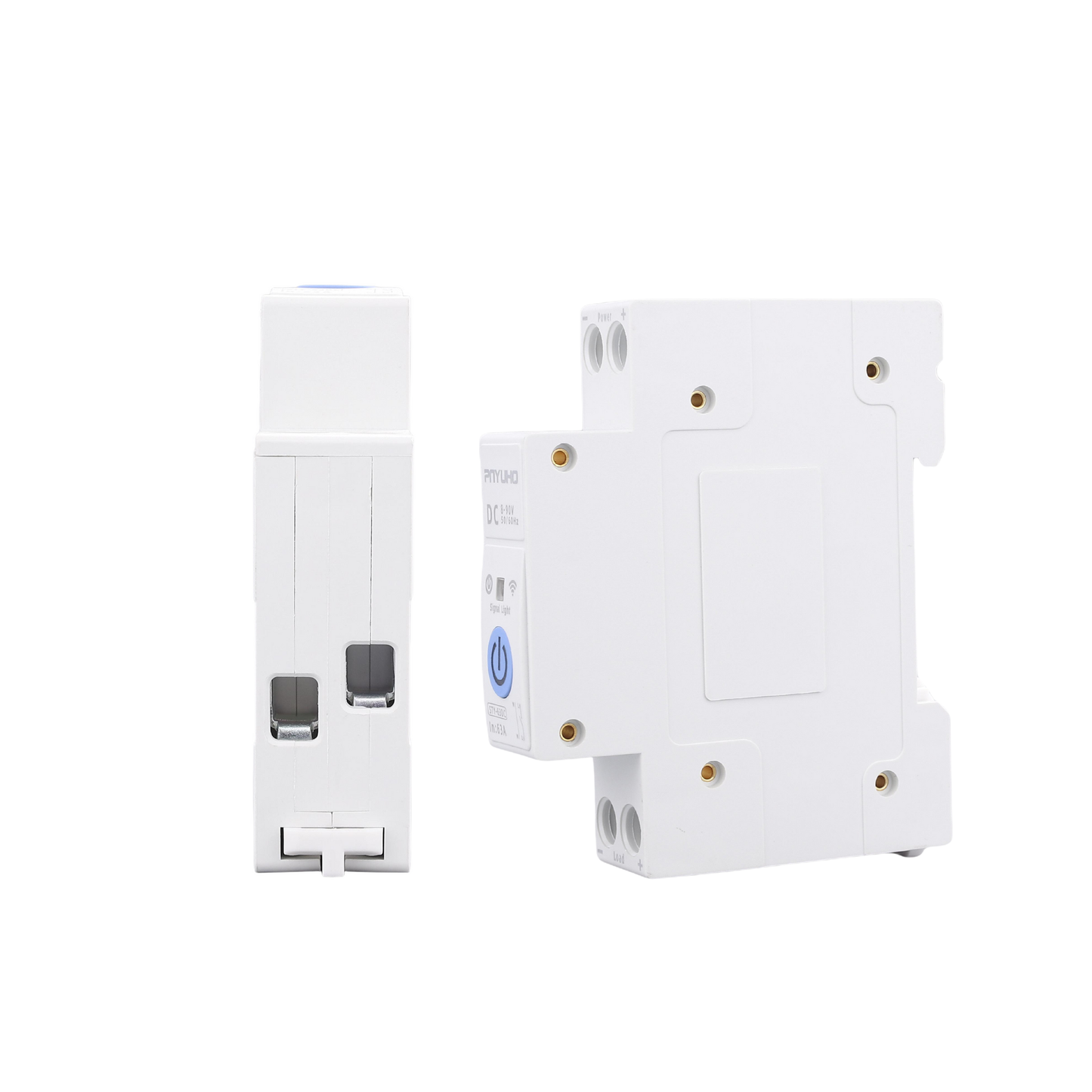 قاطع/سويتش ذكي DC Wi-Fi على سكة DIN – تحكم عن بُعد + توقيت | حتى 63A تطبيق تويا