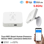Tuya Smart Human Presence Sensor, Wi-Fi Type-C Port 