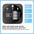 Smart Ultrasonic Water Level Sensor for Tanks with Monitor Display - Wi-Fi and Tuya App