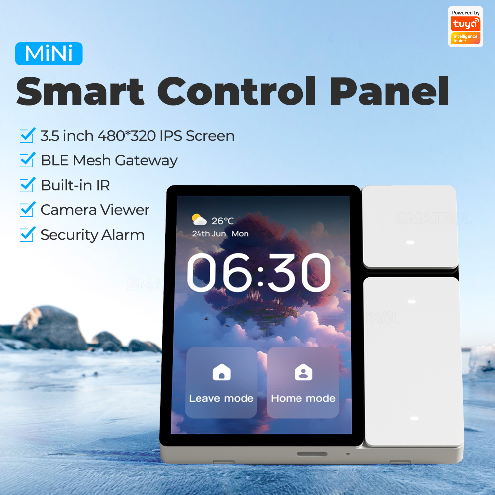 پەنێلی کۆنتڕۆڵی زیرەکی بچووک – Smart Control Panel Mini ٣ دوگمەی کۆنتڕۆڵی IR