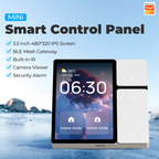 پەنێلی کۆنتڕۆڵی زیرەکی بچووک – Smart Control Panel Mini ٣ دوگمەی کۆنتڕۆڵی IR