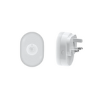 Smart color-changing WiFi night light with motion sensor and voice control – works with Tuya, Alexa, and Google.