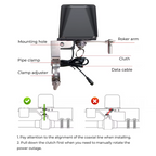 Smart Wi-Fi gas and water valve controller from MOES