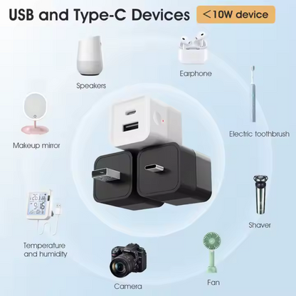 ادابتر ذكي وايفاي (مدخل USB-C مخرج USB-C-USB ) – تحكم عن بُعد عبر تطبيق تويا