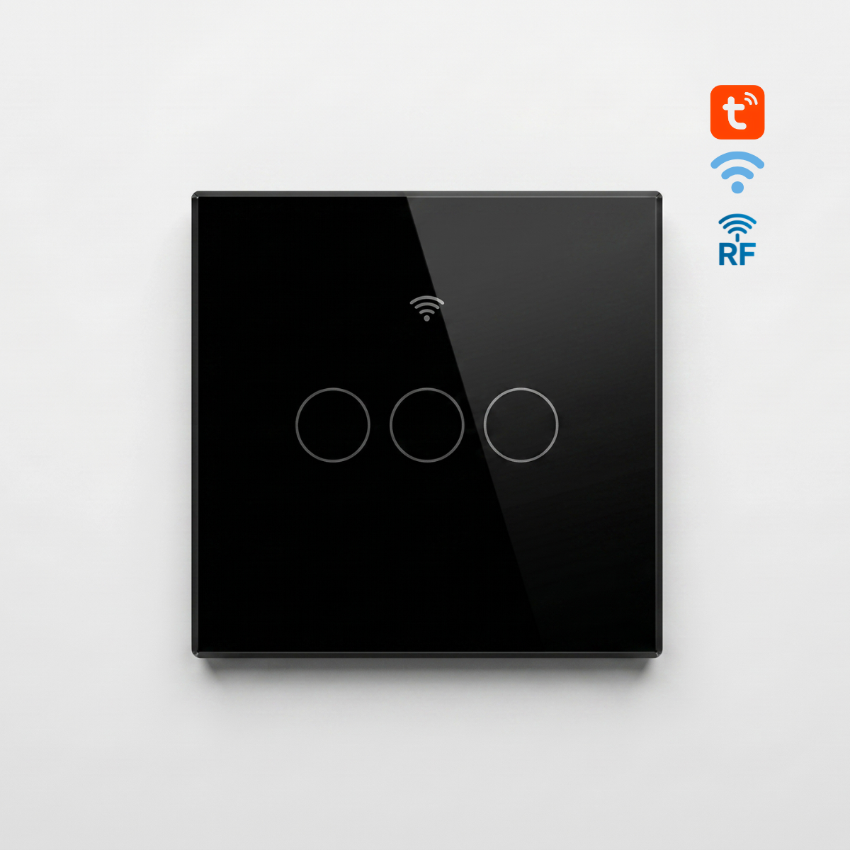 مفتاح إضاءة ذكي باللمس (WiFi + RF433) من 1 إلى 4 خطوط - تحكم متعدد من moes