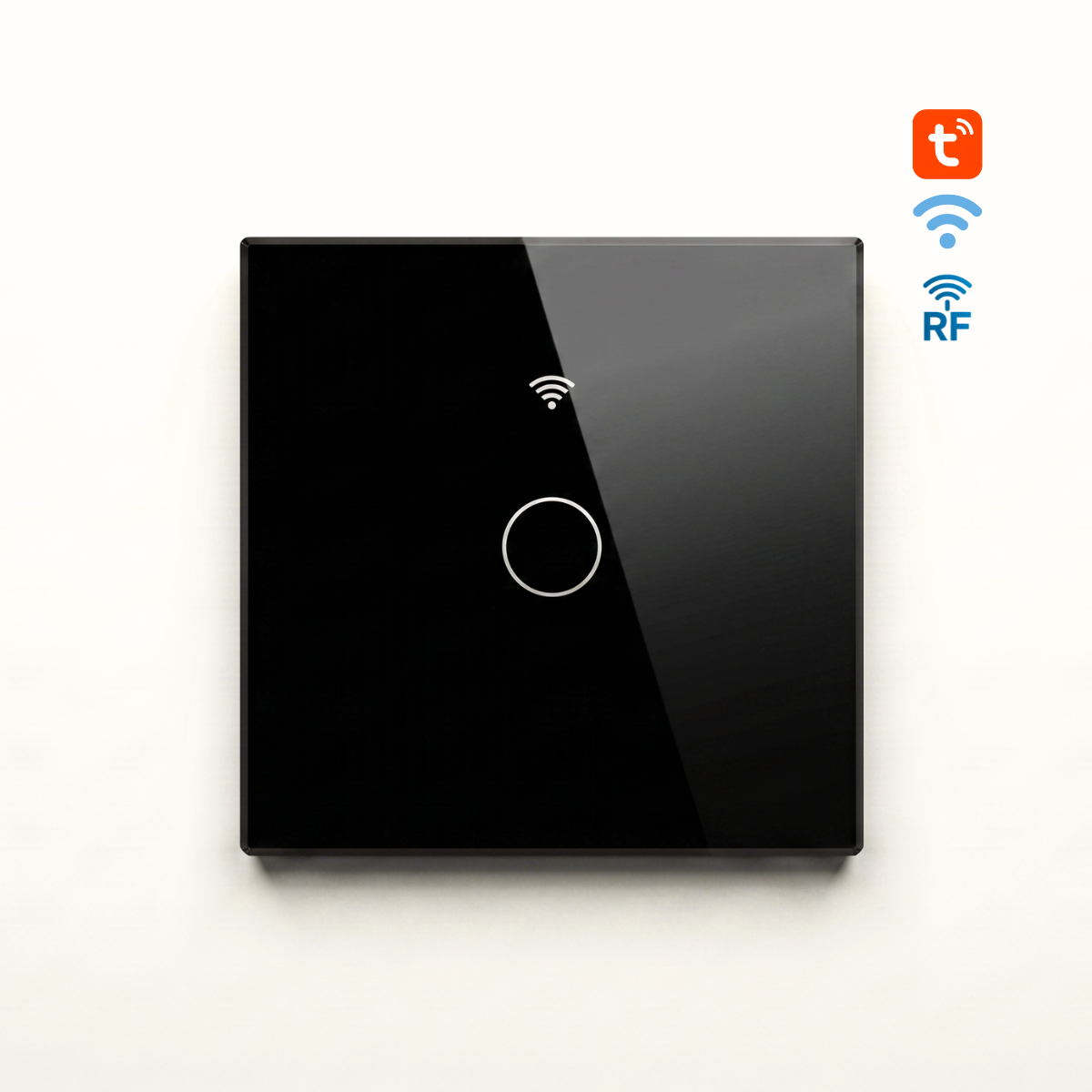 مفتاح إضاءة ذكي باللمس (WiFi + RF433) من 1 إلى 4 خطوط - تحكم متعدد من moes