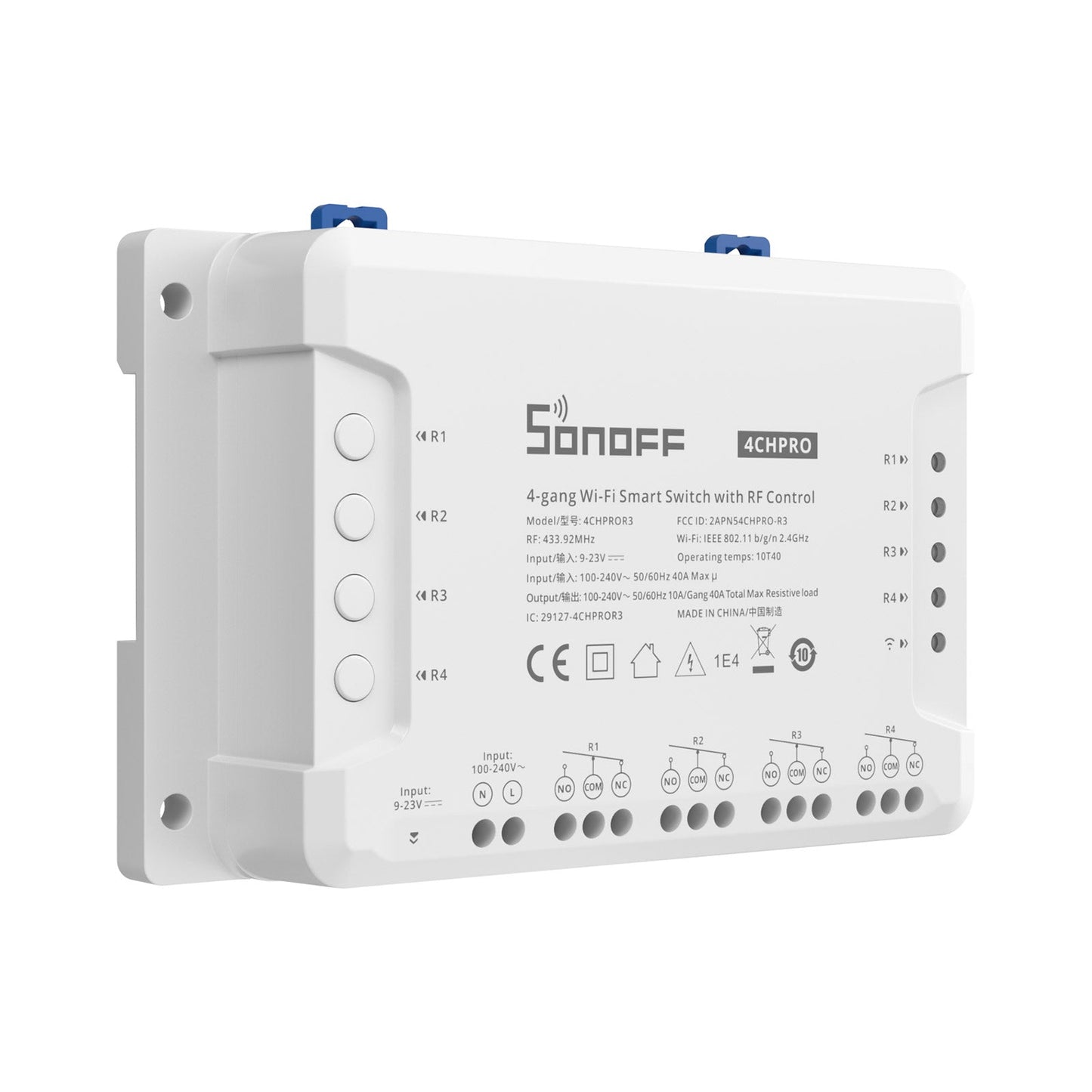 مفتاح سونوف 4CHPROR3 الذكي الرباعي بتقنية (Wi-Fi) مع تحكم RF
