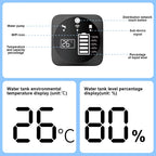 Smart Ultrasonic Water Level Sensor for Tanks with Monitor Display - Wi-Fi and Tuya App