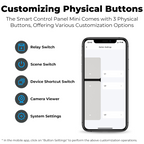 پەنێلی کۆنتڕۆڵی زیرەکی بچووک – Smart Control Panel Mini ٣ دوگمەی کۆنتڕۆڵی IR