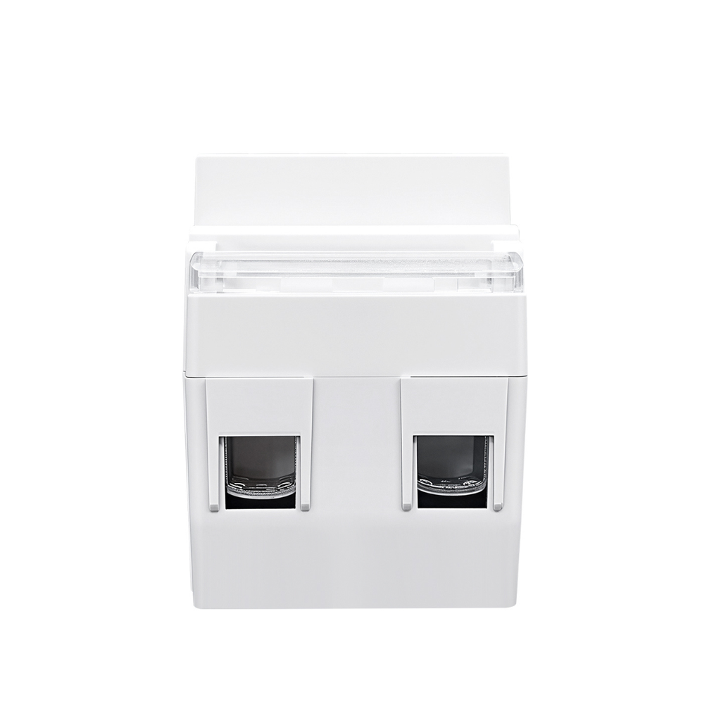 Smart dual-relay day/night circuit breaker with temperature sensor, 100A, Wi-Fi system, Tuya app
