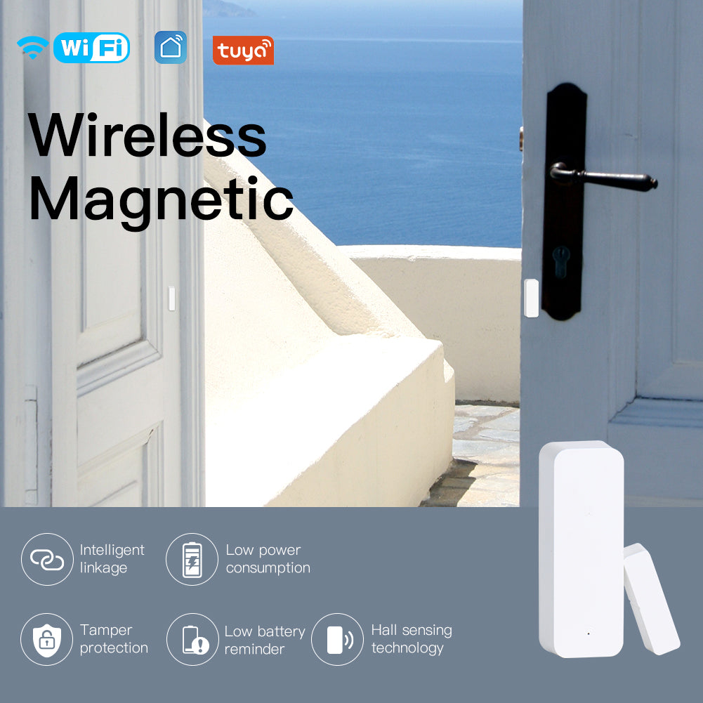 مستشعر الأبواب والنوافذ الذكي Wi-Fi تطبيق تويا