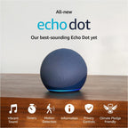 Amazon Echo Dot (5th Gen) smart speaker with Alexa and smart home control