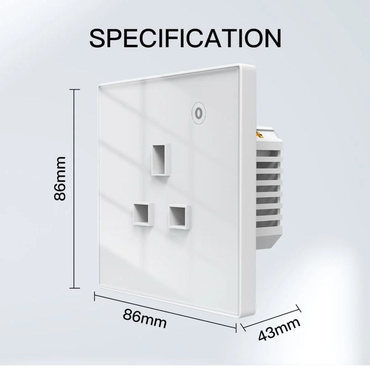 مقبس ذكي 16A  مراقبة طاقة نظام ZIGBEE- متوافق مع Tuya و Smart Life