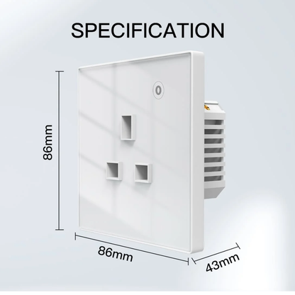 مقبس ذكي 16A  مراقبة طاقة نظام ZIGBEE- متوافق مع Tuya و Smart Life