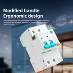 RCBO + AFDD Bi-Pole Universal Circuit Breaker - Protection against Arc, Leakage and Overcurrent