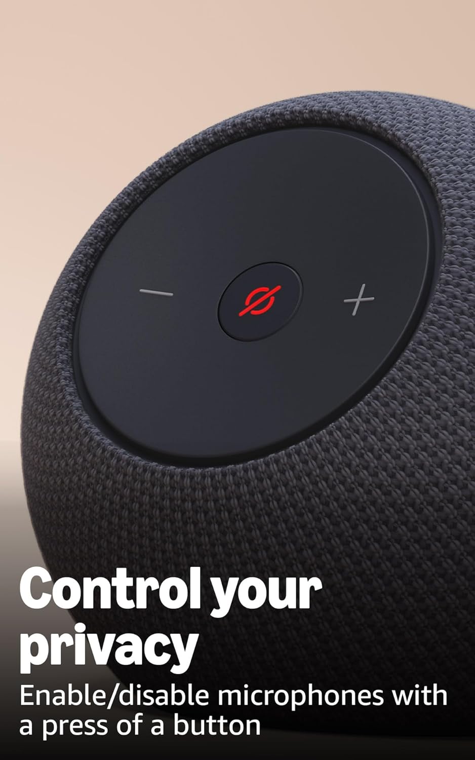 Echo Dot Max (2025) – سپیکەری ماڵی زیرەکی Wi-Fi 6E + بلوتوث لەگەڵ هابێکی ناوەکی