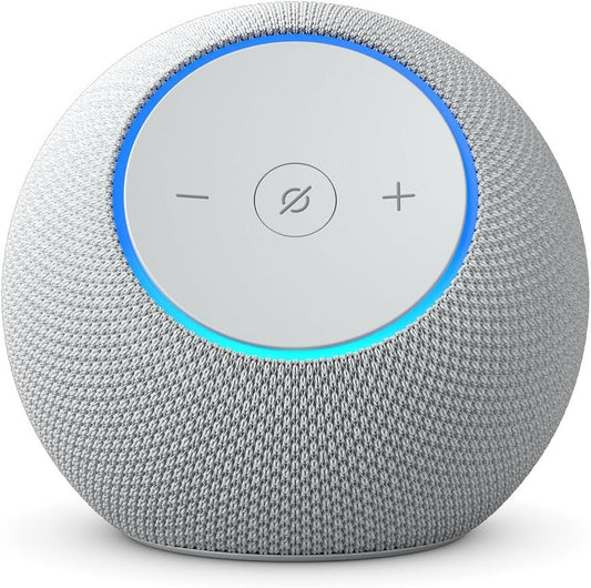 Echo Dot Max (2025) – سماعة منزل ذكي Wi-Fi 6E + Bluetooth مع هاب مدمج