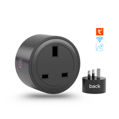 Smart Plug, Power Monitoring Support, Tuya Wi-Fi System - Smart Life 