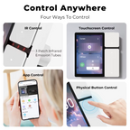 پەنێلی کۆنتڕۆڵی زیرەکی بچووک – Smart Control Panel Mini ٣ دوگمەی کۆنتڕۆڵی IR