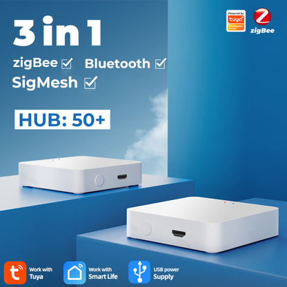 بوابة Tuya متعددة الأنماط (Zigbee + Bluetooth + BLE Mesh) – مركز ربط ذكي يعمل مع Smart Life