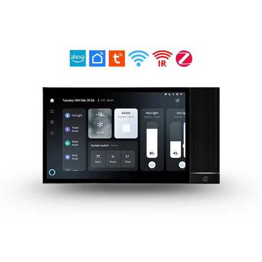 لوحة التحكم الذكية 8 بوصة — بوابة Zigbee/BLE مع تحكم صوتي اليكسا